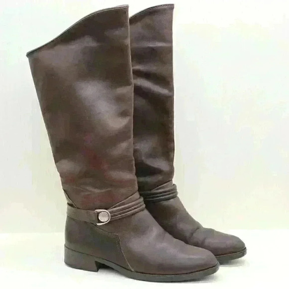 Santana Canada Women's Brown Leather Riding Boots Size US 9 - Picture 2 of 11